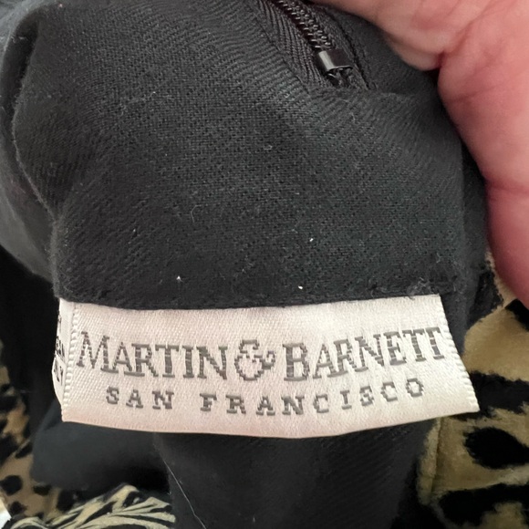 Martin & Barnett San Francisco Leopard-Print Tote in Tan and Black - Picture 4 of 4